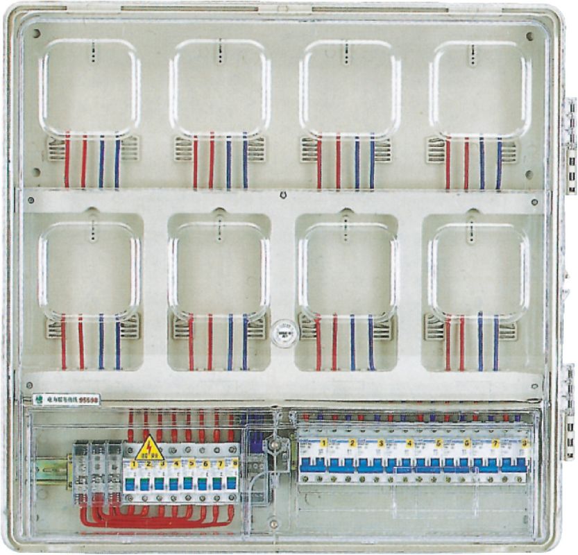 ตำแหน่งงาน 8 ตำแหน่ง Ectric Service Meter Box Replacement สภาพอากาศเต็มรูปแบบของ MCB