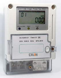IC Card ไฟฟ้าเครื่องวัดค่าความถูกต้องระดับความแม่นยำ 1 เมตร