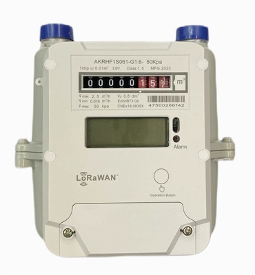 STS AMR เครื่องวัดแก๊ส LORAWAN จ่ายล่วงหน้า