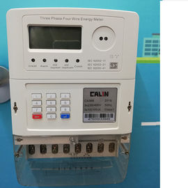 จอแสดงผล LCD IEC 62053 เครื่องวัดไฟฟ้าสามเฟสทำงานช่วงแรงดันไฟฟ้ากว้าง